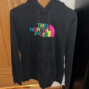 Black the north face sweatshirt